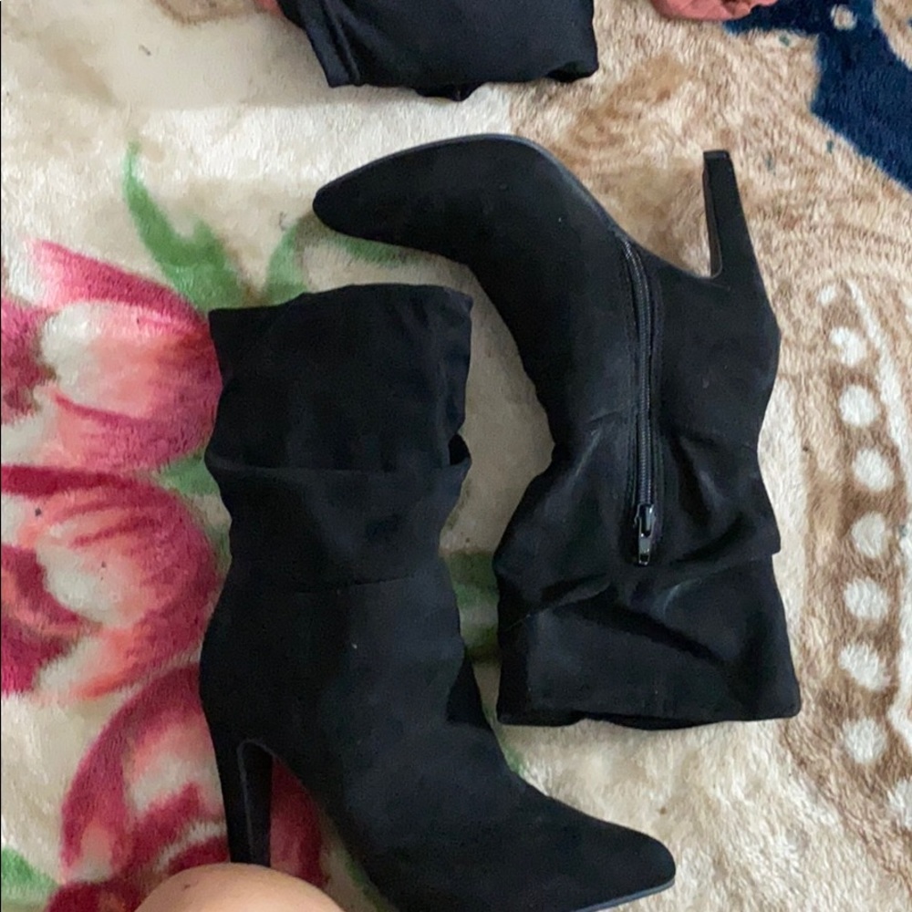 Forever 21 black High heel boots